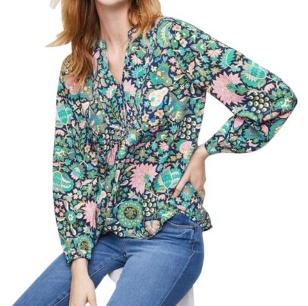 NWT Gorgeous Floral Blouse
